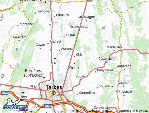 MICHELIN Chis map - ViaMichelin