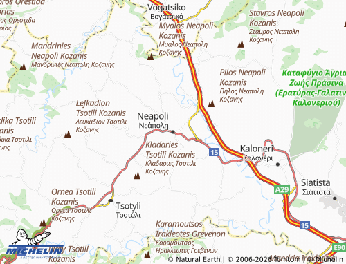 Carte MICHELIN Neapoli - ViaMichelin