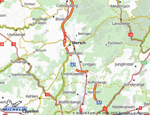 Carte MICHELIN Gosseldange - ViaMichelin