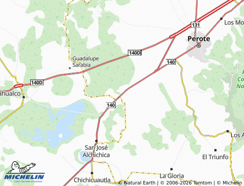 Mapa MICHELIN Azteca, San Antonio Limón - ViaMichelin