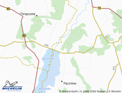 MICHELIN-Landkarte Nerki - ViaMichelin