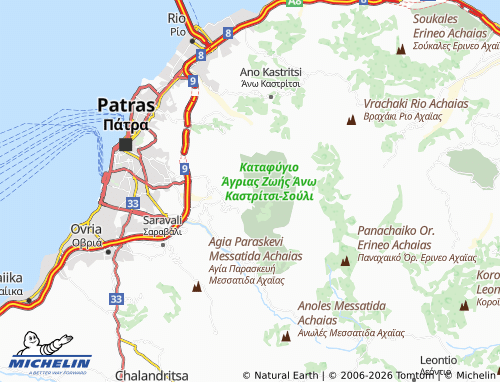 MICHELIN Zastova map - ViaMichelin