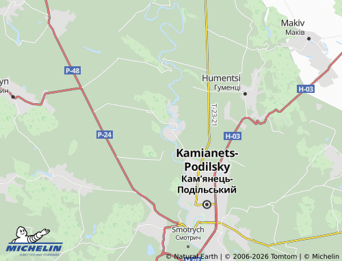 MICHELIN Holoskiv map - ViaMichelin