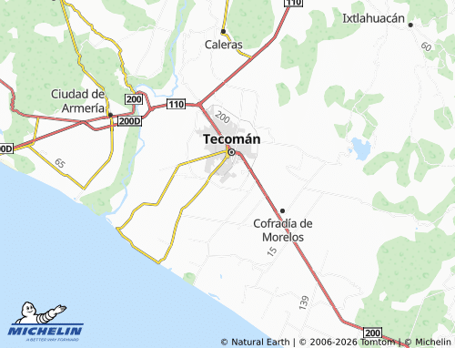 MICHELIN Tuxpan map - ViaMichelin