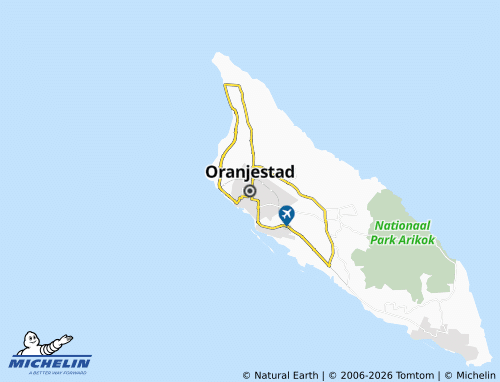 Carte MICHELIN Oranjestad - ViaMichelin