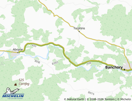 Carte MICHELIN Tillydrine - ViaMichelin