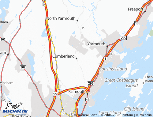 Carte MICHELIN Cumberland - ViaMichelin