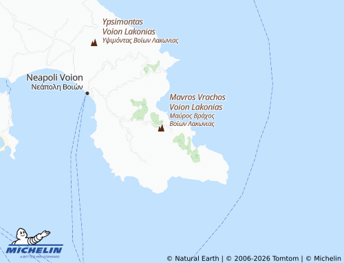 MICHELIN Velanidia map - ViaMichelin