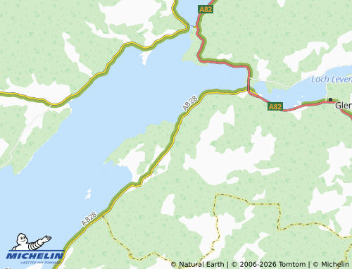 MICHELIN Kentallen map - ViaMichelin