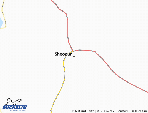 Mappa MICHELIN Sheopur - ViaMichelin