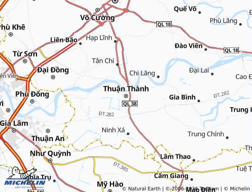 Mapa MICHELIN Thuận Thành - ViaMichelin