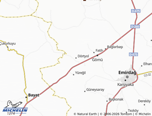 MICHELIN Dörtyol map - ViaMichelin