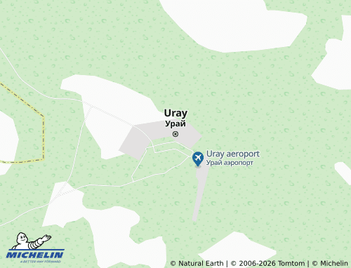 MICHELIN-Landkarte Uray - ViaMichelin