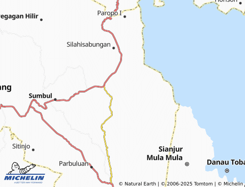 MICHELIN Barisan Nauli map - ViaMichelin