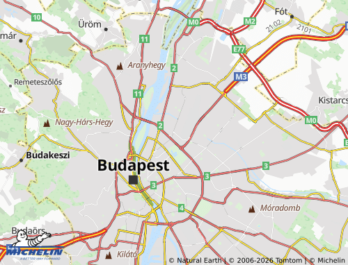 Mappa MICHELIN 13. Kerület - ViaMichelin