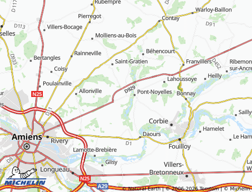Mappa MICHELIN Querrieu - ViaMichelin