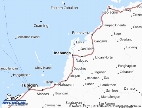 MICHELIN Tungod map - ViaMichelin