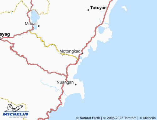 MICHELIN Motongkad Selatan map - ViaMichelin