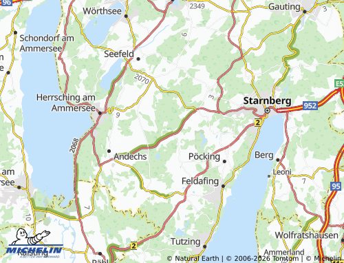 MICHELIN Landstetten map - ViaMichelin