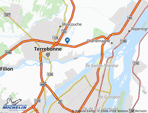 Mapa MICHELIN Lachenaie - ViaMichelin