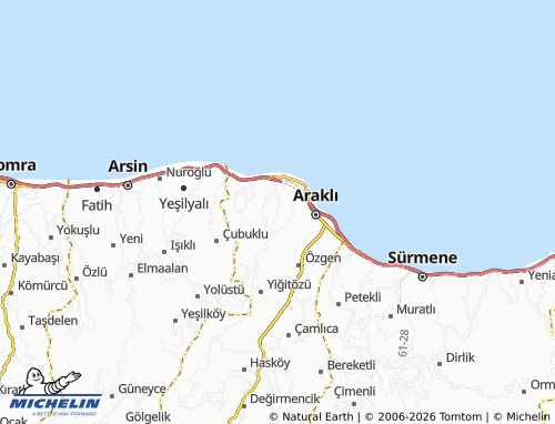 MICHELIN Buzluca map - ViaMichelin