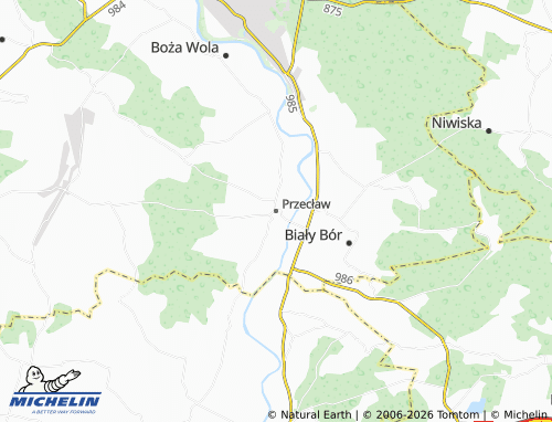 MICHELIN Przecław map - ViaMichelin