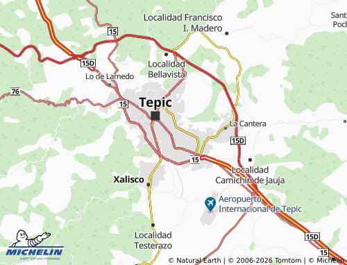 MICHELIN-Landkarte Cuatro Milpas - ViaMichelin