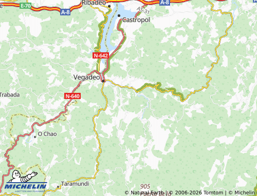 Carte MICHELIN Cobre - ViaMichelin