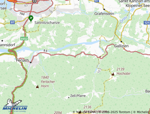 MICHELIN-Landkarte Gotschuchen - ViaMichelin