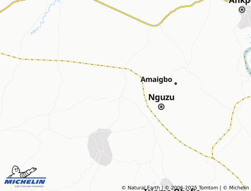 MICHELIN Ndi Elu Nkporo map - ViaMichelin