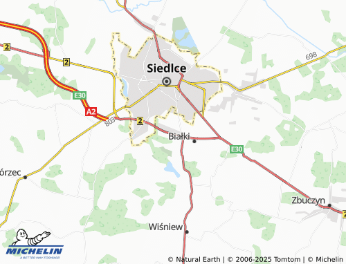 MICHELIN Grabianów map - ViaMichelin