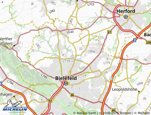 MICHELIN Kösterkamp map - ViaMichelin