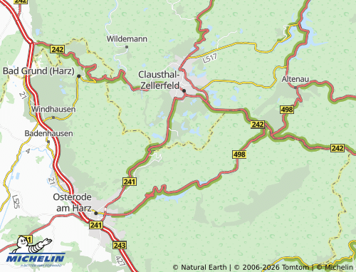 MICHELIN Buntenbock map - ViaMichelin