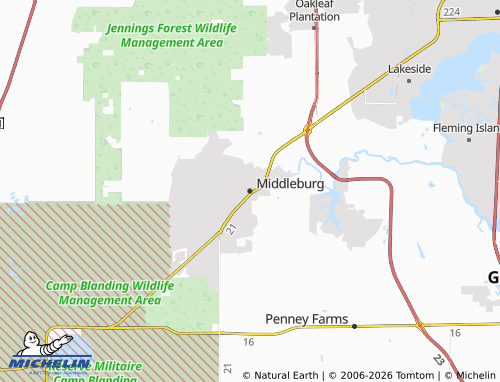 Mappa MICHELIN Middleburg - ViaMichelin