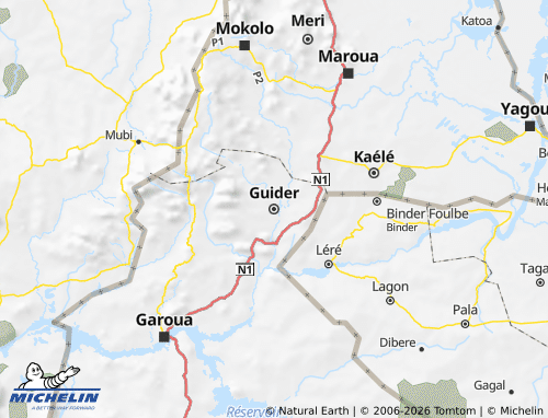 MICHELIN Mayo-Louti map - ViaMichelin