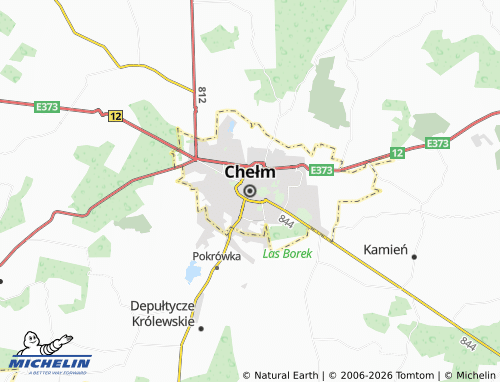 MICHELIN-Landkarte Chełm - ViaMichelin