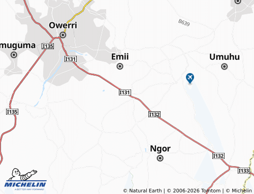 MICHELIN Ulakwo map - ViaMichelin