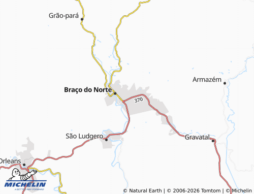 MICHELIN Floresta map - ViaMichelin