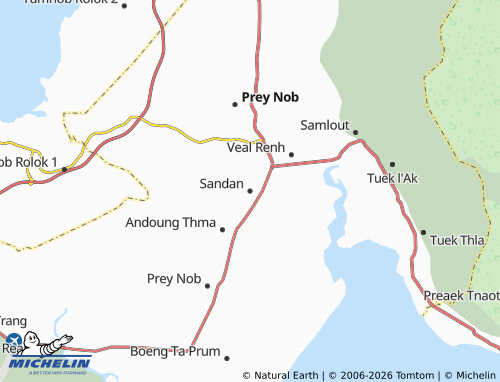 Mapa MICHELIN Sandan - ViaMichelin