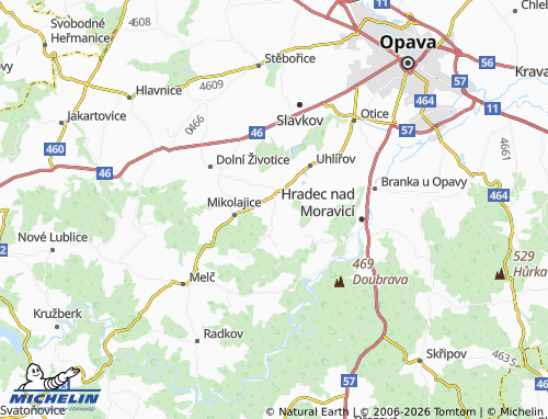 Mappa MICHELIN Štáblovice - ViaMichelin