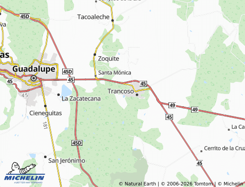 Mappa MICHELIN Alameda - ViaMichelin