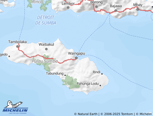 MICHELIN Sumba Timur map - ViaMichelin