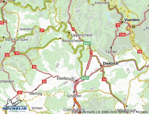 MICHELIN Burden map - ViaMichelin