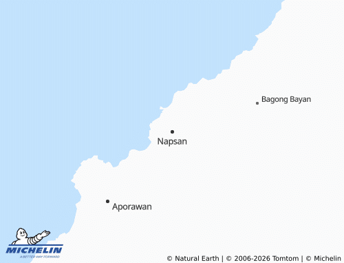MICHELIN Napsan map - ViaMichelin