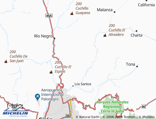 Mapa MICHELIN San Pedro Alto - ViaMichelin