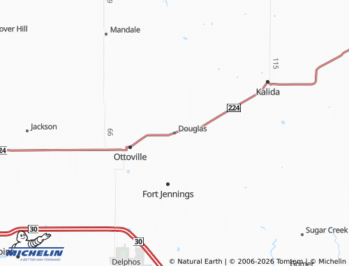 Carte MICHELIN Douglas - ViaMichelin