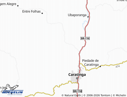 Mapa MICHELIN Santa Efigênia - ViaMichelin