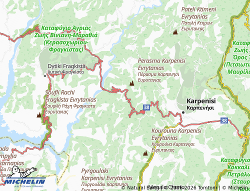 MICHELIN Kalesmeno map - ViaMichelin