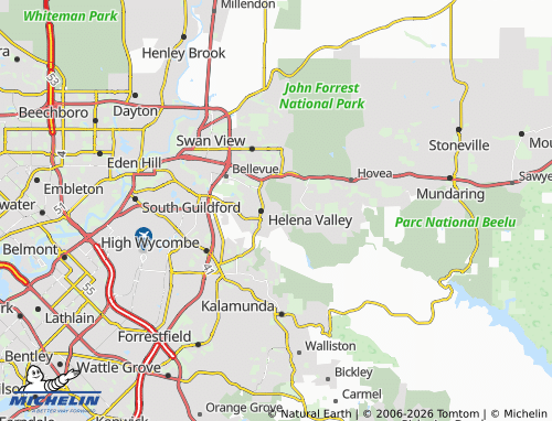 MICHELIN Boya map - ViaMichelin