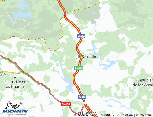MICHELIN-Landkarte El Ronquillo - ViaMichelin